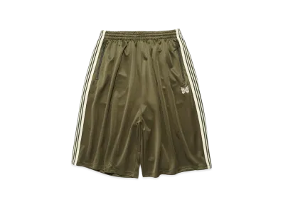 NEEDLES x STUDIOUS H.D Track Short Pant - Poly Smooth "Olive"