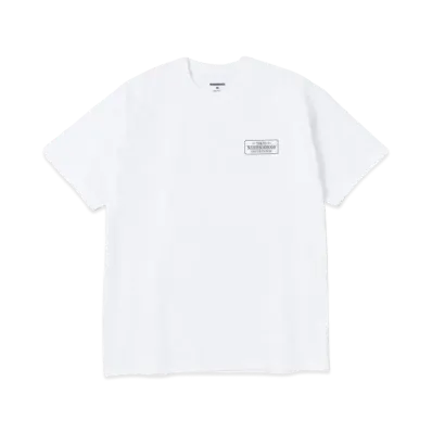 NEIGHBORHOOD BAR & SHIELD / C-TEE . SS "White"