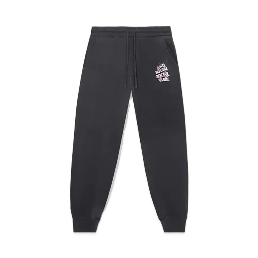 ANTI SOCIAL SOCIAL CLUB FA22 3.0 Black Washed Sweat Pants "Black"