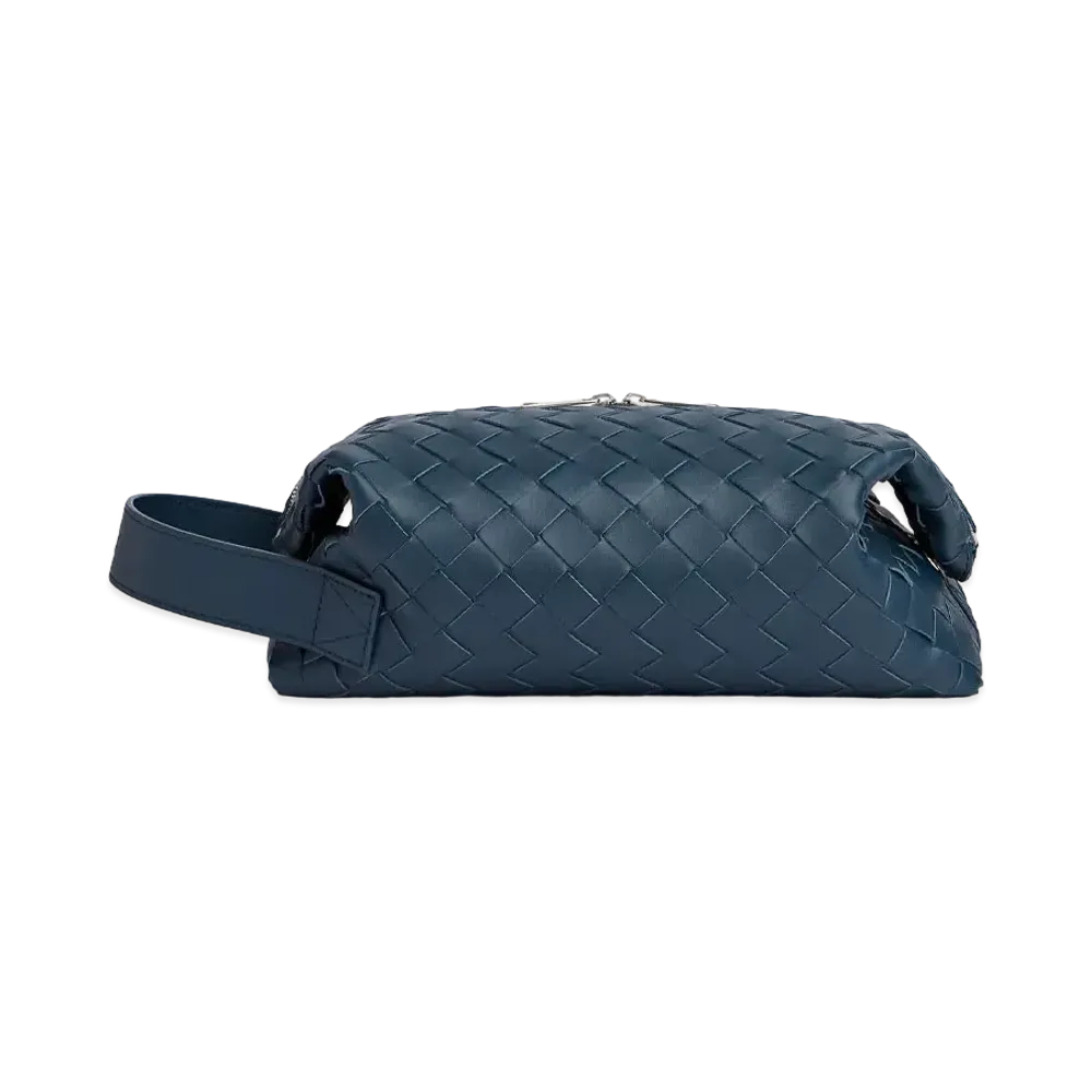 Bottega Veneta Toiletry Case "Deep Blue"