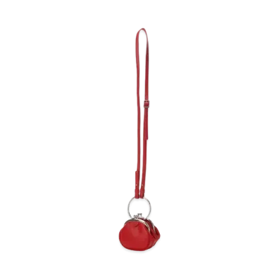 Yohji Yamamoto Y's COLOR LEATHER W CLASP POCHETTE "Red"