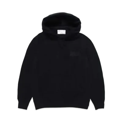 WACKO MARIA GP-H0001-BLANKLINE-BOB-NICETIME- / HEAVY WEIGHT PULLOVER HOODED SWEAT SHIRT "Black"