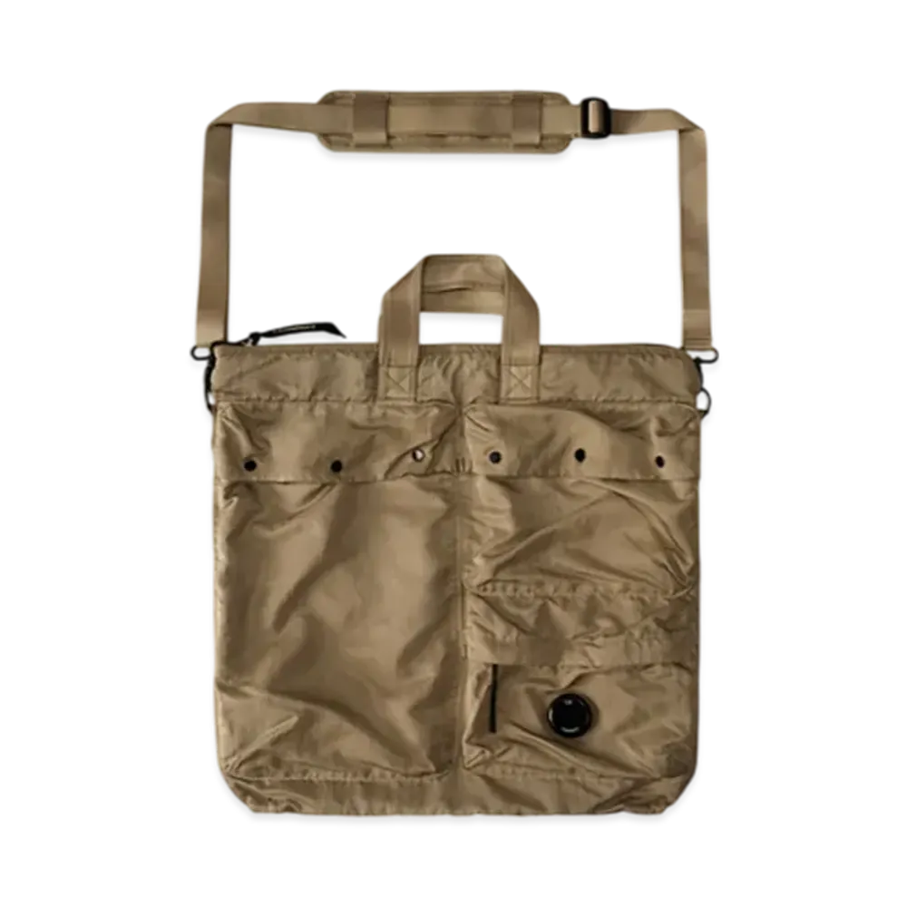 C.P. Company Nylon B Shoulder Bag "Fungi Grey"