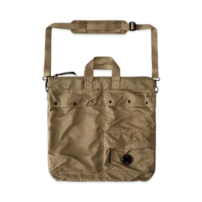 C.P. Company Nylon B Shoulder Bag "Fungi Grey"