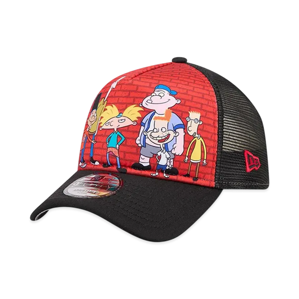 NEW ERA x Hey Arnold! 9FORTY A-Frame Trucker Hey Arnold! Character "Black"