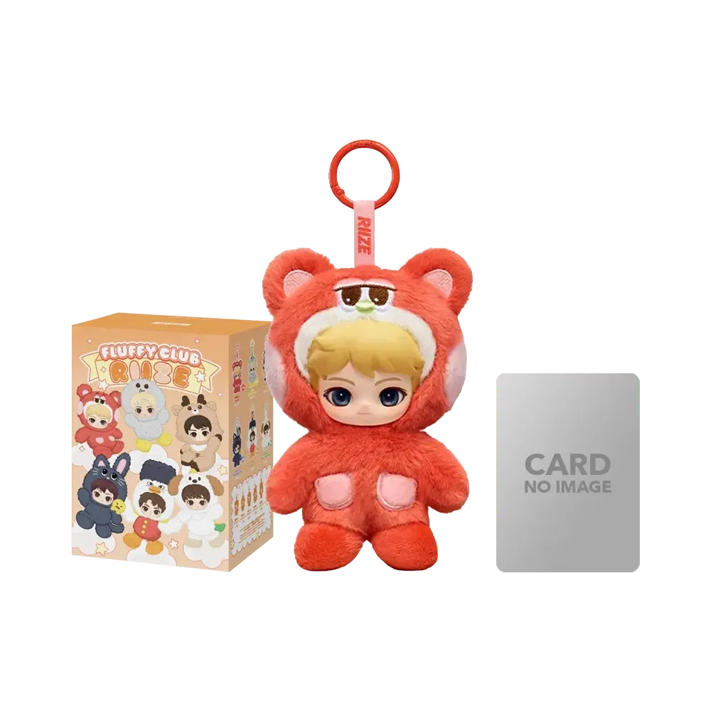 POP MART RIIZE Fluffy Club Series Vinyl Plush Doll Pendant Fluffy RIZUKO