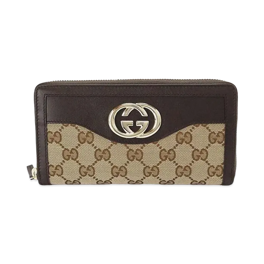 Gucci Sukey Wallet "Brown/Gold"