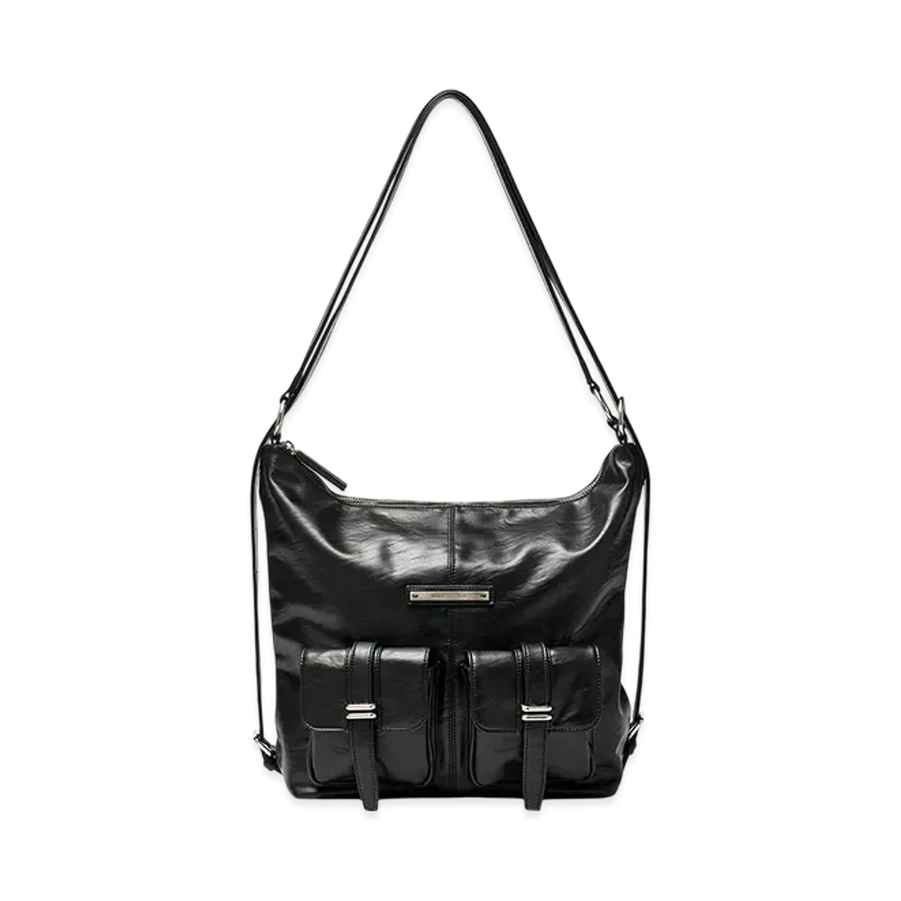 Matin Kim Double Pocket Two Way Bag "Black"