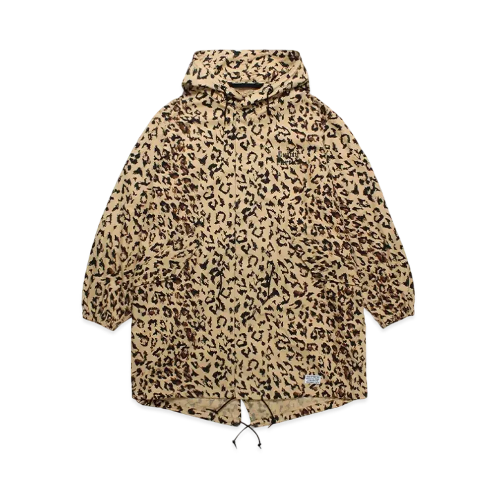 WACKO MARIA Leopard Mods Coat "Beige"