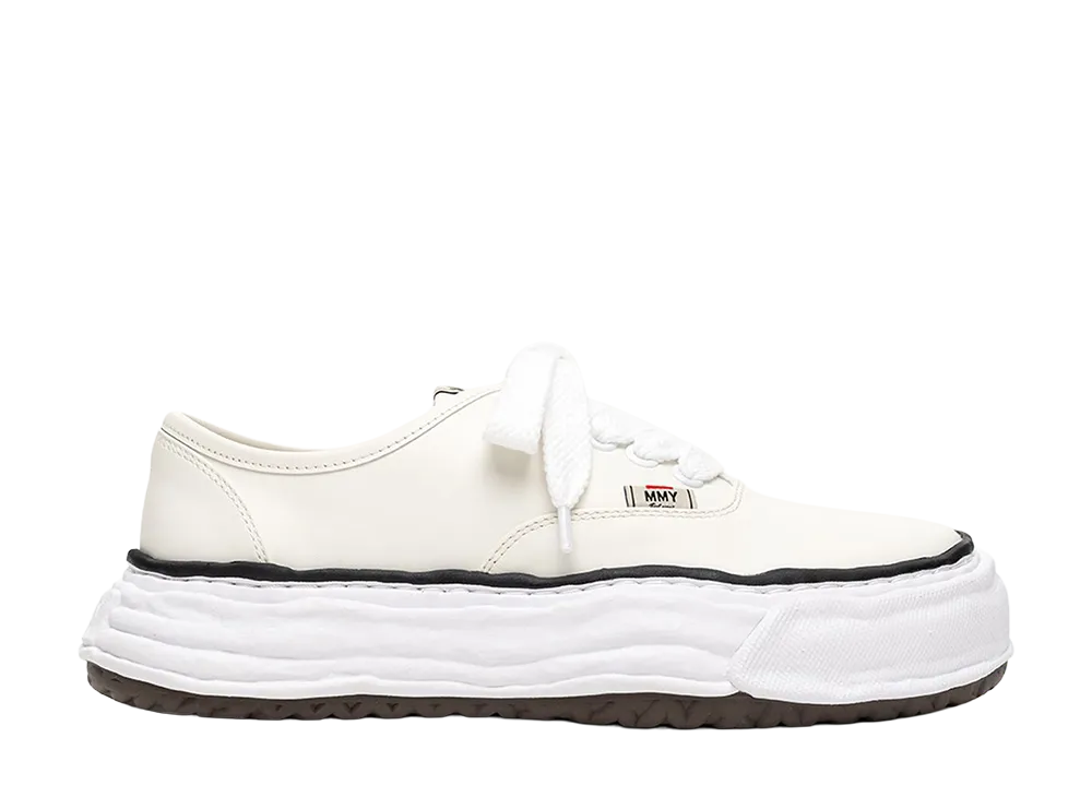 メゾンミハラヤスヒロ ベイカー26 オリジナルソールレザーローカットスニーカー "ホワイト"
