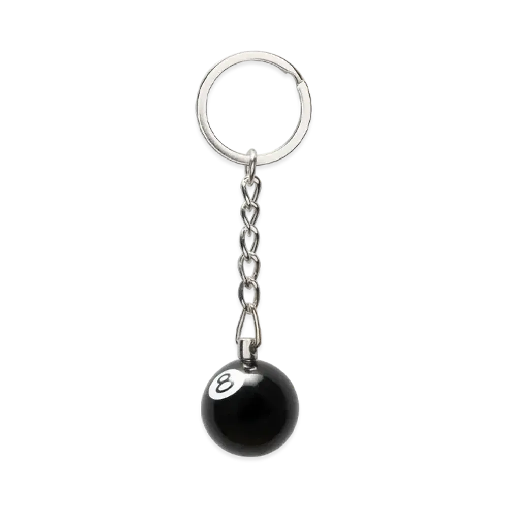 Stussy 8 Ball Keychain"Black"