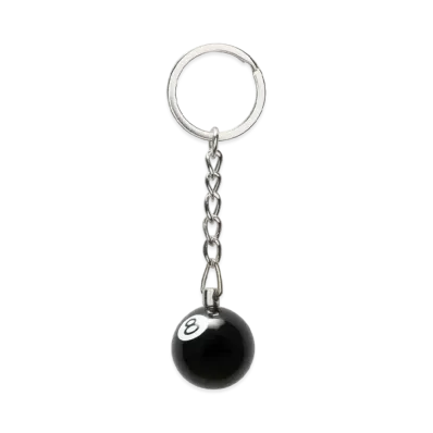Stussy 8 Ball Keychain"Black"