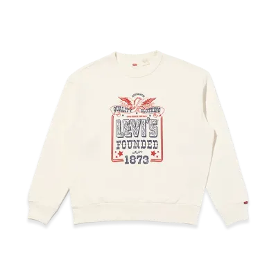 Levi's Graphic Crew Neck Sweatshirt "White"