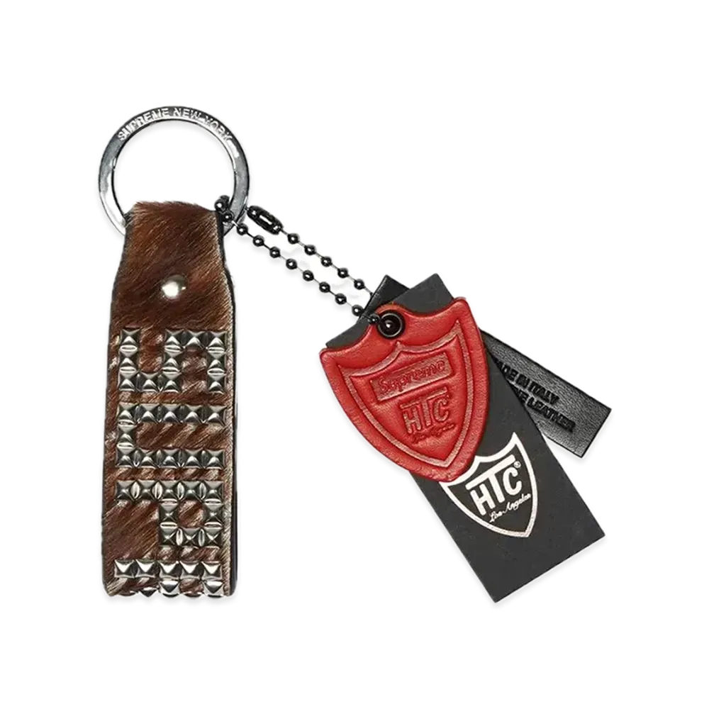 Supreme x Hollywood Trading Company / HTC Studded Keychain "Cow"