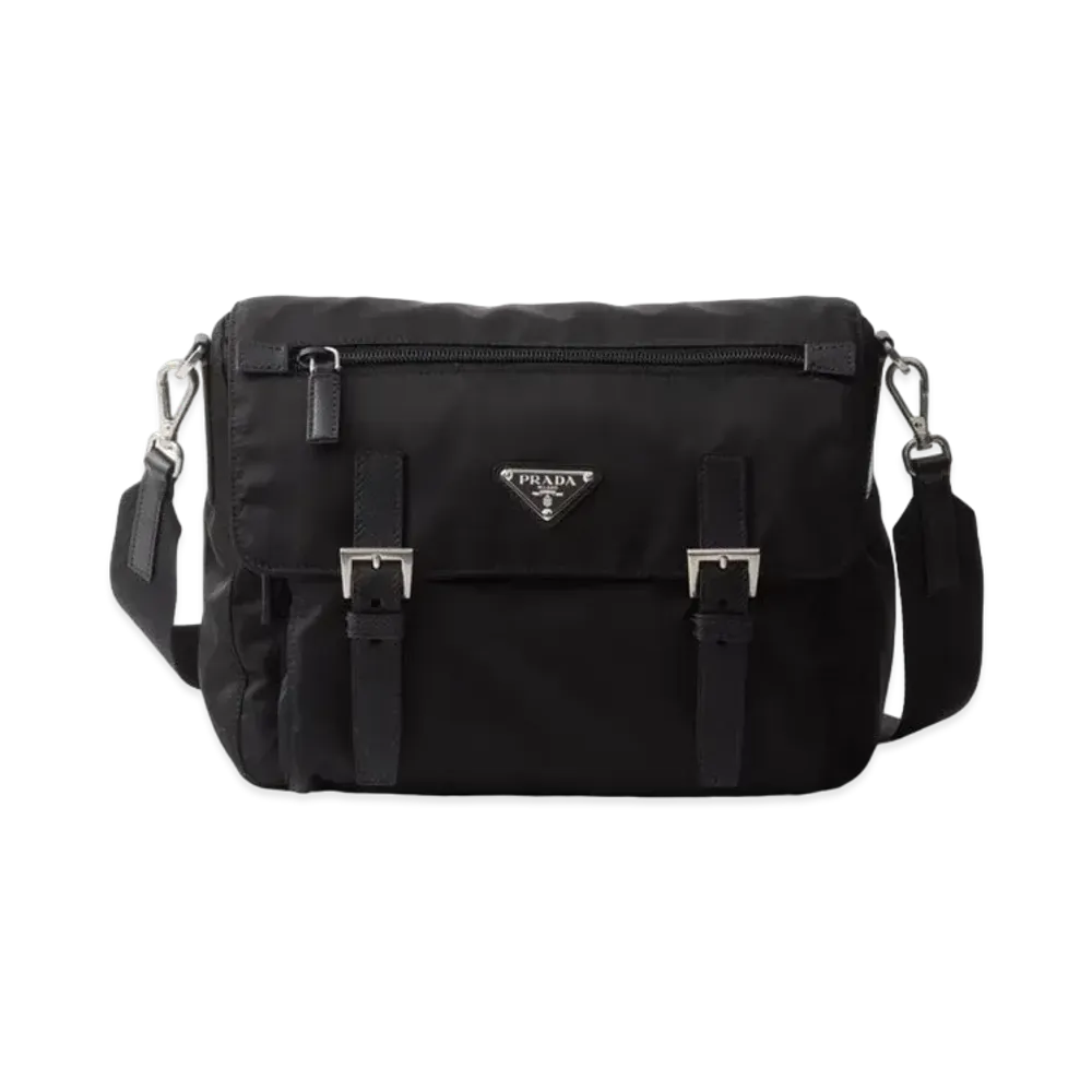 PRADA Re-Nylon Shoulder Bag "Black"