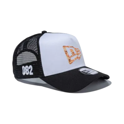 NEW ERA x Oyatsu Company 9Forty A-Frame Trucker Baby Star Ramen Flag Logo "White/Black"