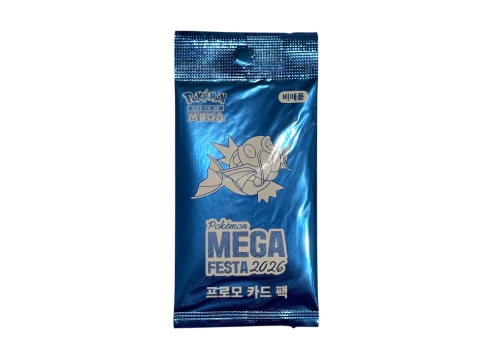 ポケモンカードゲームMEGA プロモーションカード 【韓国語版】「ポケモン メガフェスタ2026 プロモカードパック」