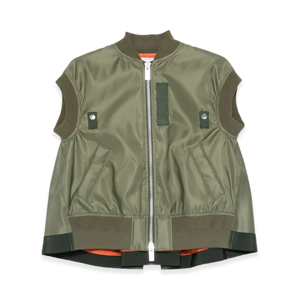 sacai Women's Vest "Khaki"