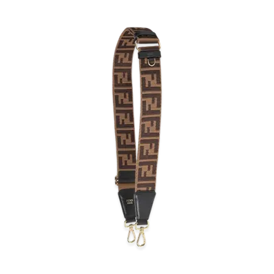 FENDI Strap You Fabric Shoulder Strap "Brown"
