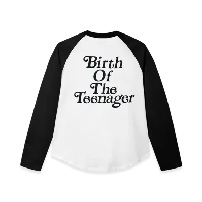 VERDY x BoTT Birth Of The Teenager Raglan L/S Tee "Black/White"