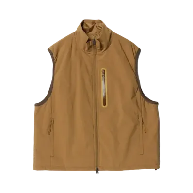 BEAMS Reversible Padded Vest "Beige"