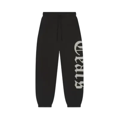 DENIM TEARS Tears Cut Out Sweatpants "Charcoal"