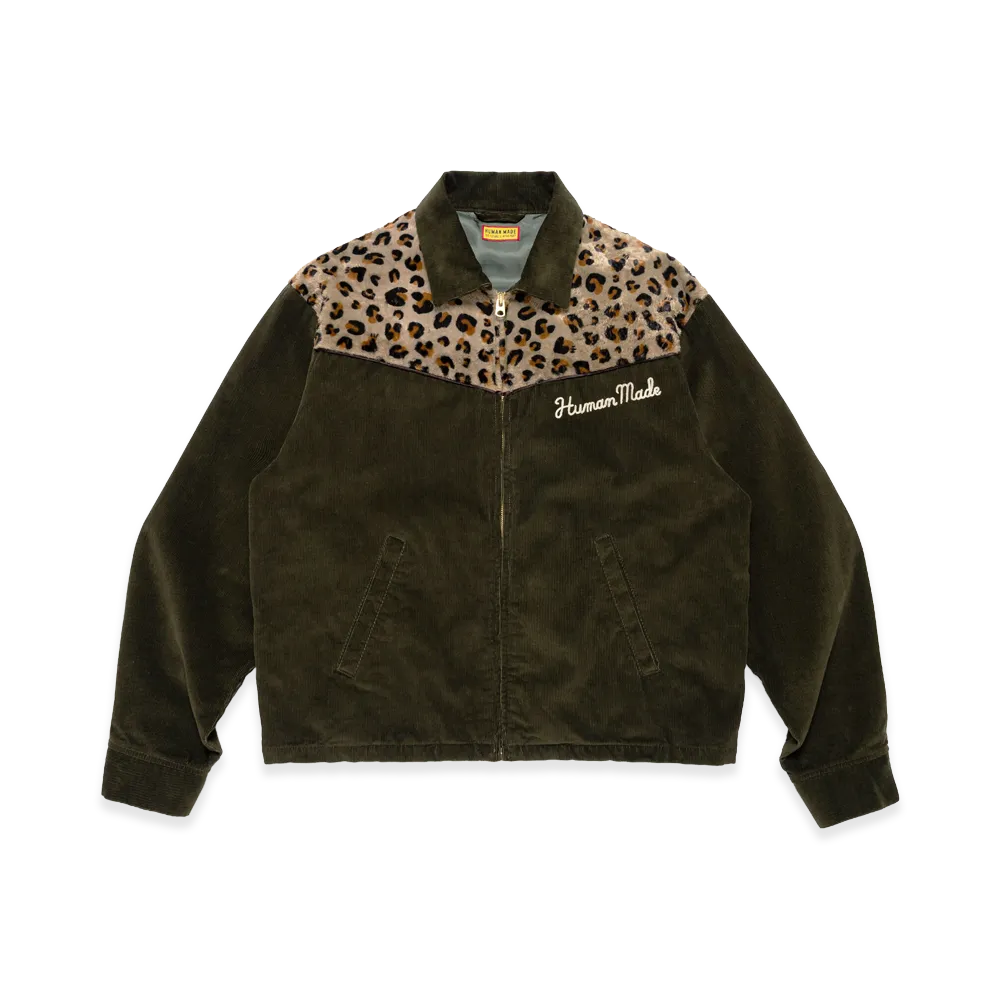 HUMAN MADE Leopard Jacket "Olivedrab"