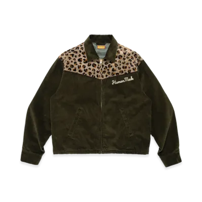 HUMAN MADE Leopard Jacket "Olivedrab"