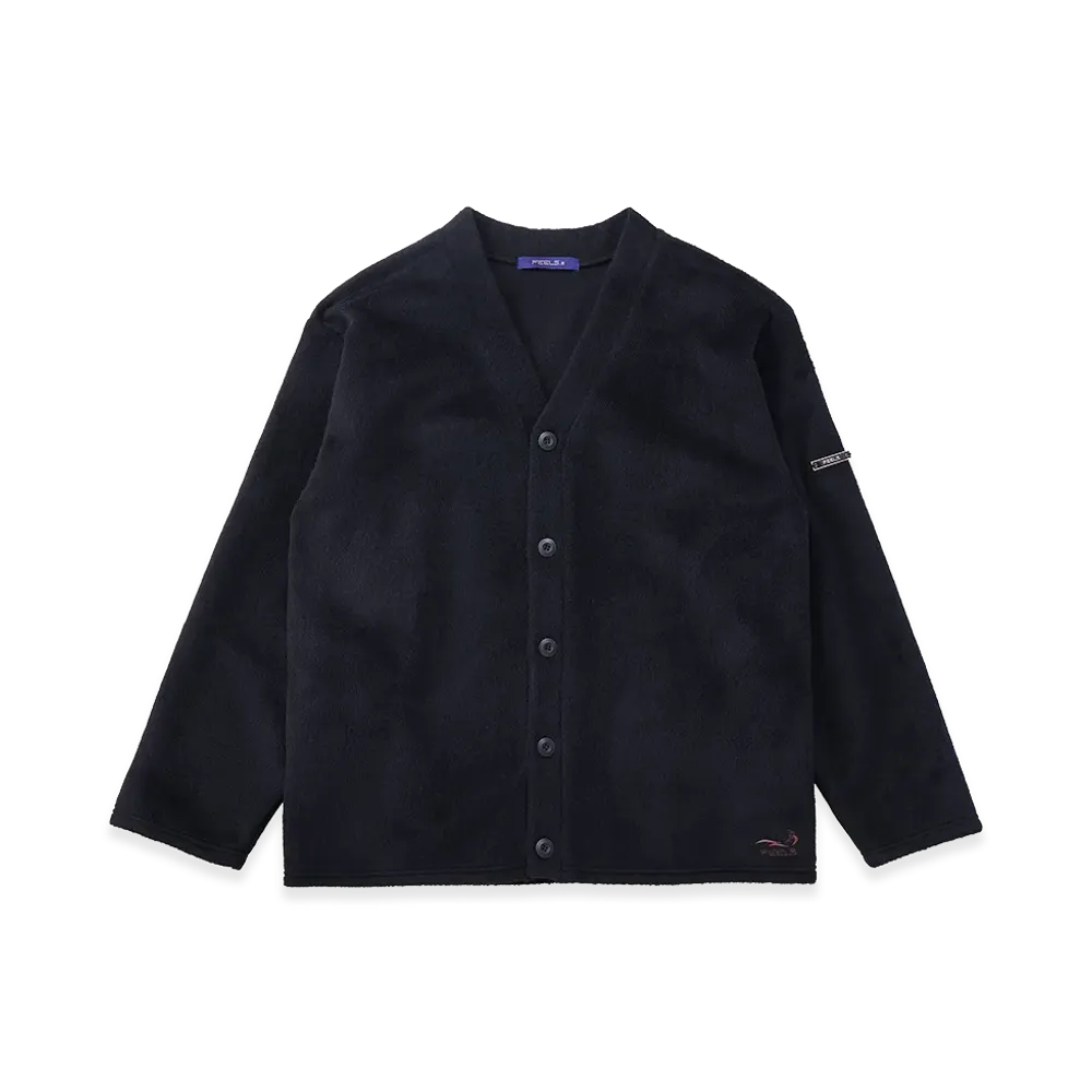FEELS. Alpaca Wool Cardigan "Black"