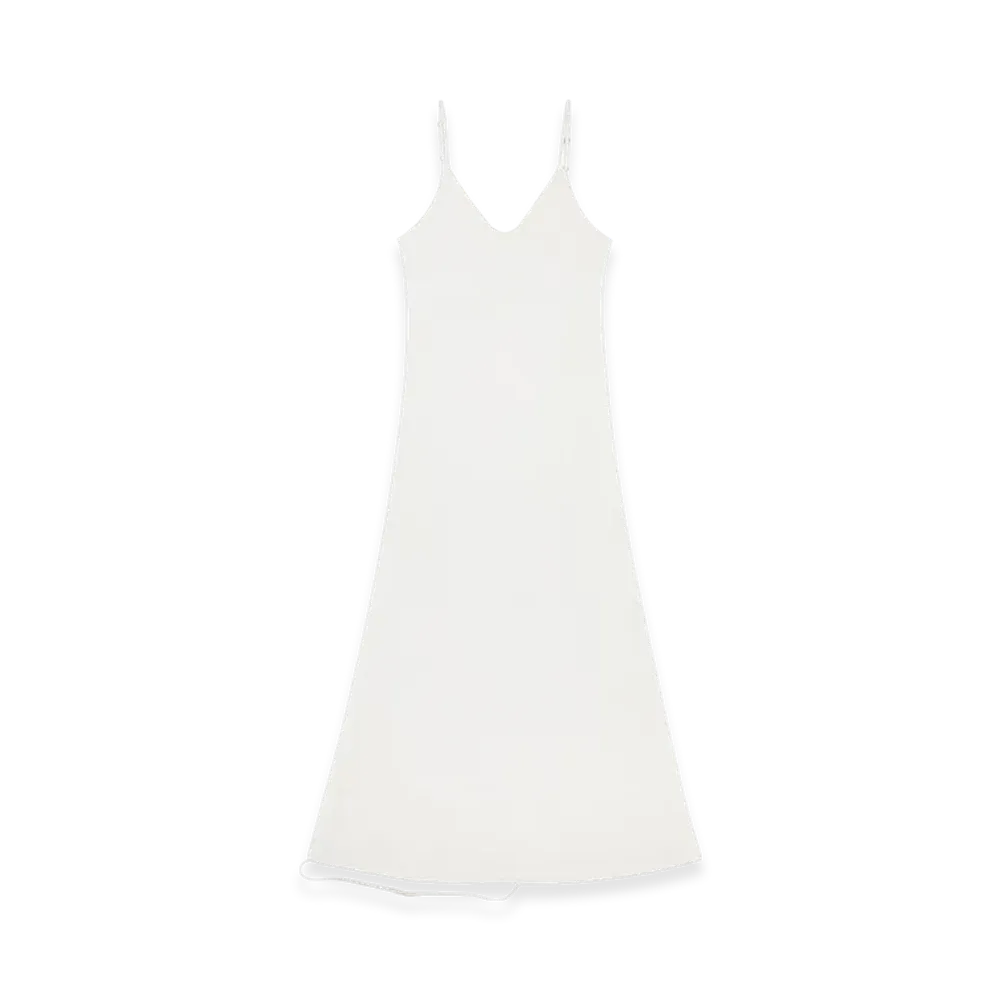 MM6 Maison Margiela Women's Silk Dress "White"