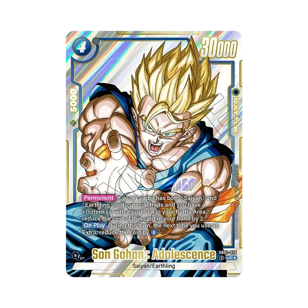 孫悟飯：青年期 UC☆ [SB02-026](フュージョンワールド「MANGA BOOSTER
