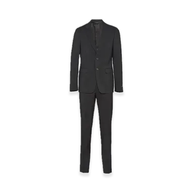 PRADA Wool x Mohair Single-Breasted Suit "Black"