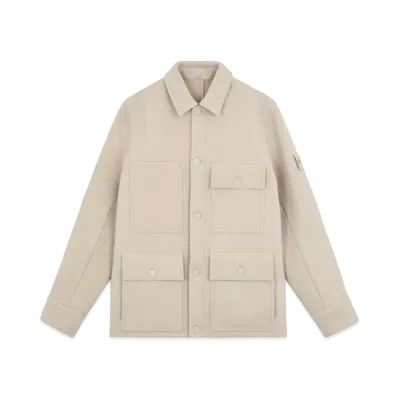 Stone Island 455F5 Heavy Melton_Stone Island Ghost "Beige"