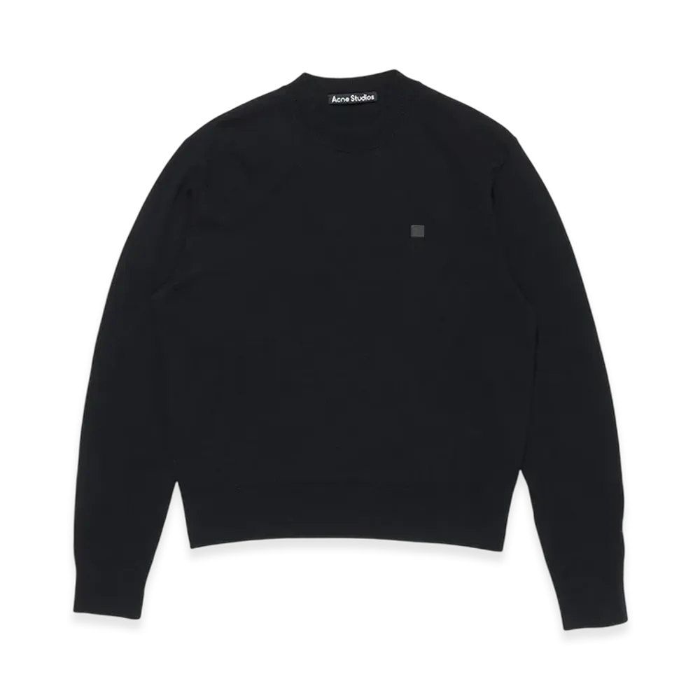 Acne Studios Crew Neck Sweater - Yak Wool "Black"