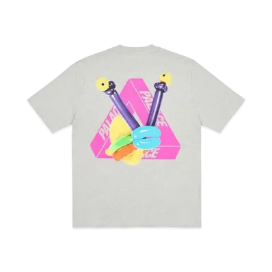PALACE Tri-Twister T-Shirt "Grey Marl"