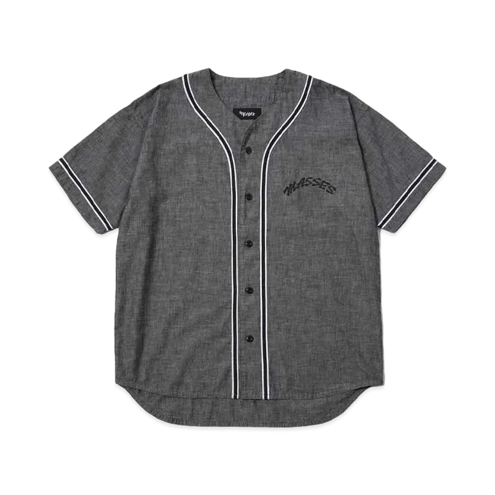 MASSES BASEBALL SHIRT "BLACK"