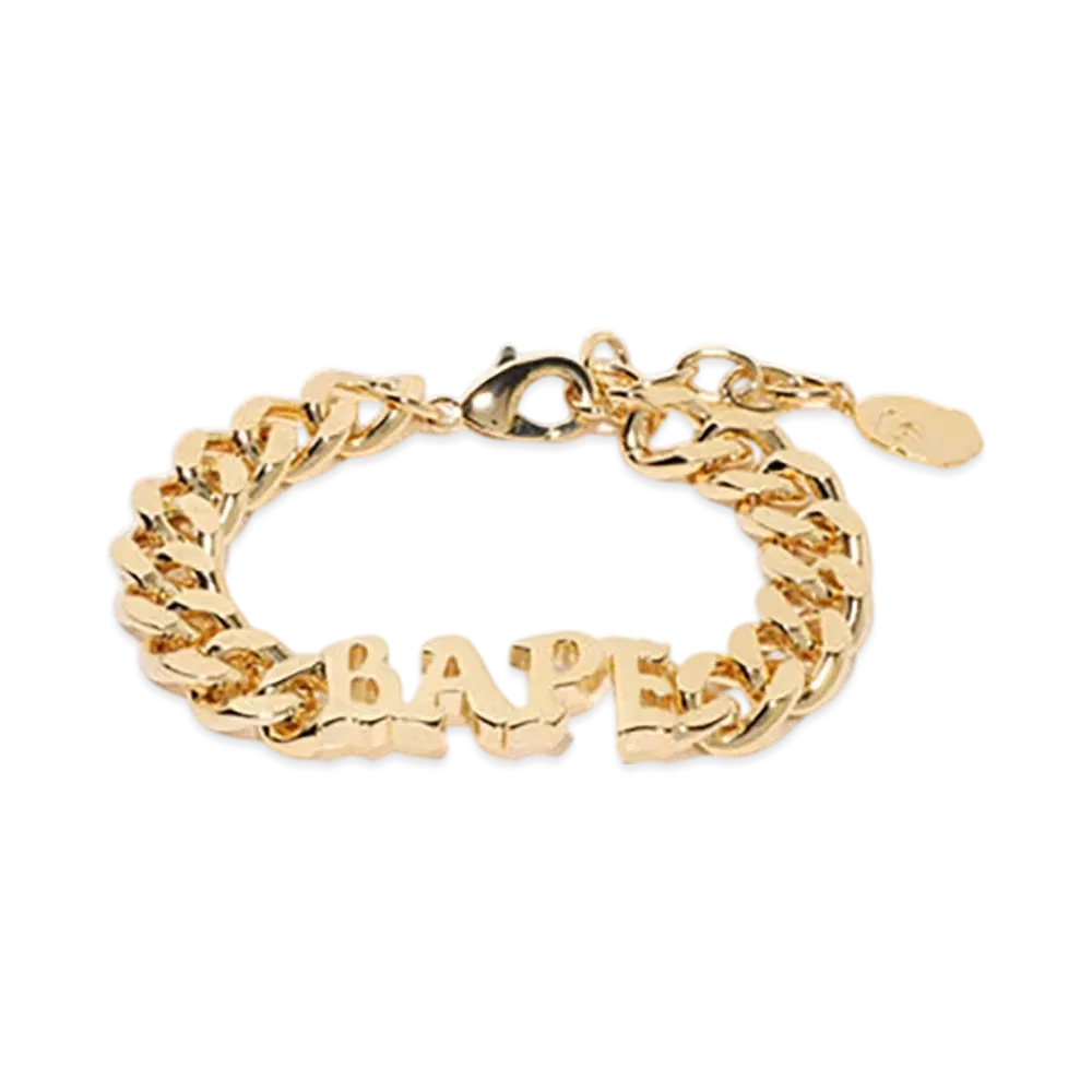 A BATHING APE Bape Bracelet "Gold"