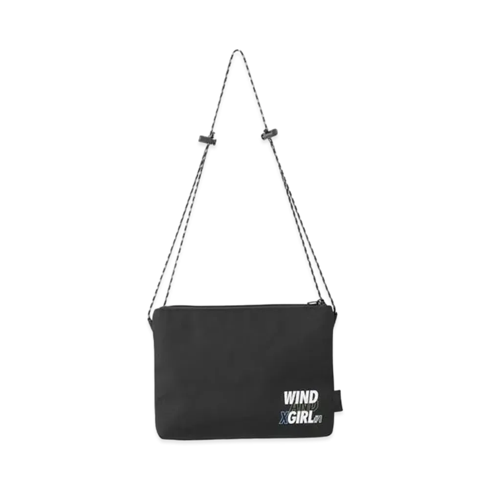 WIND AND SEA x X-girl SACOCHE "Black"