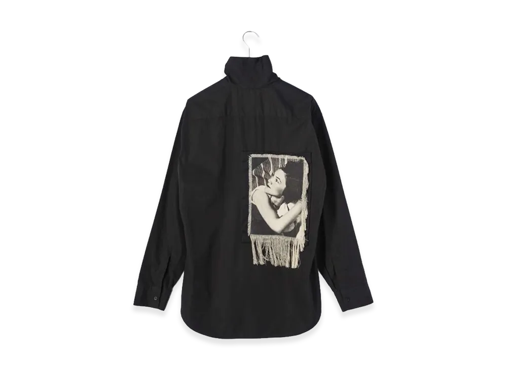 Jil Sander Stand Collar Long Sleeve Shirt "Black"