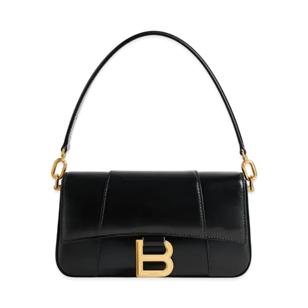 BALENCIAGA Hourglass Small Sling Bag "Black"
