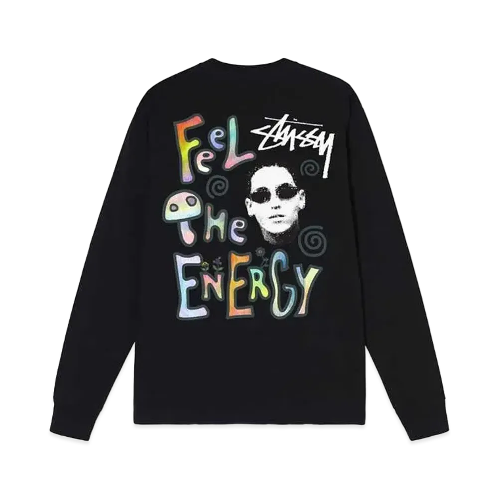 Stussy ENERGY LS TEE "Black"