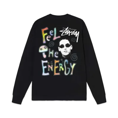 Stussy ENERGY LS TEE "Black"