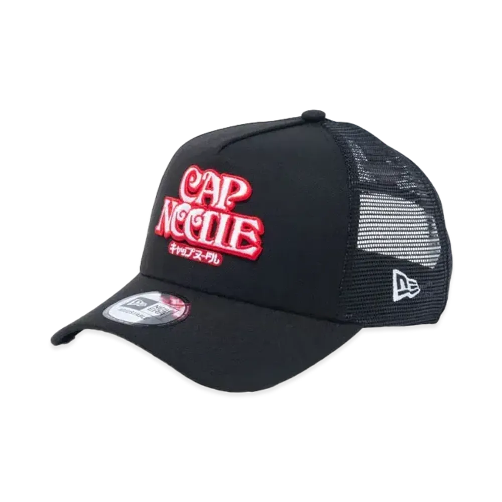NEW ERA x Nissin Cup Noodle 9Forty A-Frame Trucker Cap Noodle "Black"