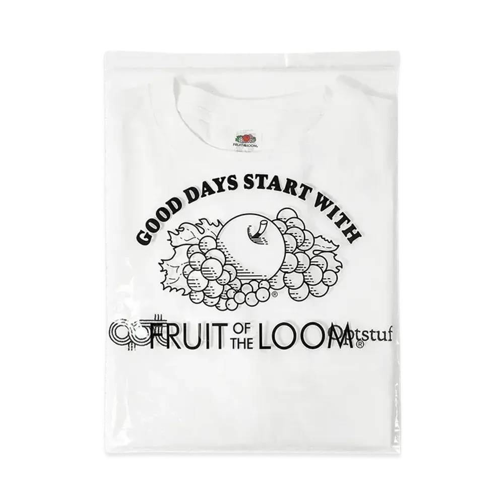Optstuff x FRUIT OF THE LOOM Pack Tee "White/Black"