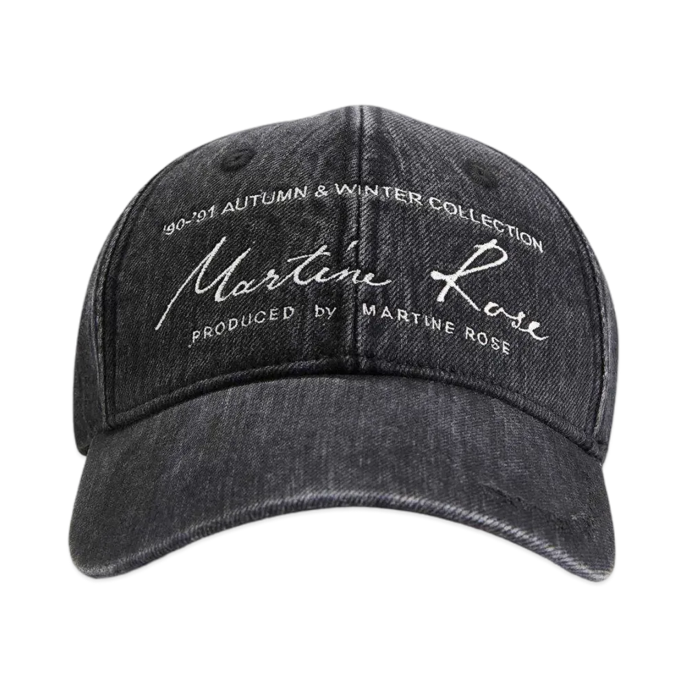 MARTINE ROSE Signature cap "Black"