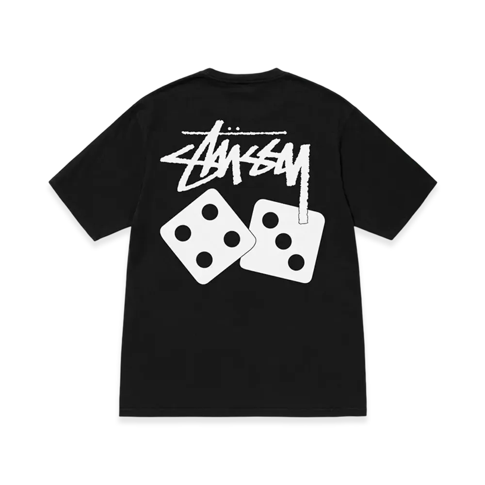 Stussy Dice Pigment Dyed Tee 2023 "Black"
