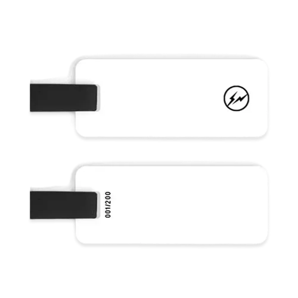 FRAGMENT CUSTOM DOUBLE SIDED Luggage Tag "White"