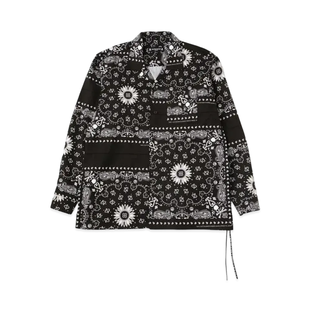 mastermind JAPAN Bandana Shirt "Black"