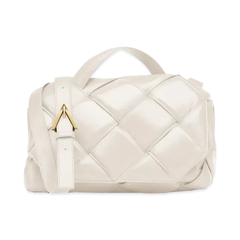 Bottega Veneta Padded Handle "Chalk"