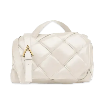 Bottega Veneta Padded Handle "Chalk"